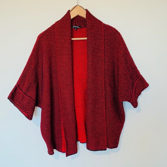 Renuar Sweaters - Renuar fabulous red sweater shrug size S